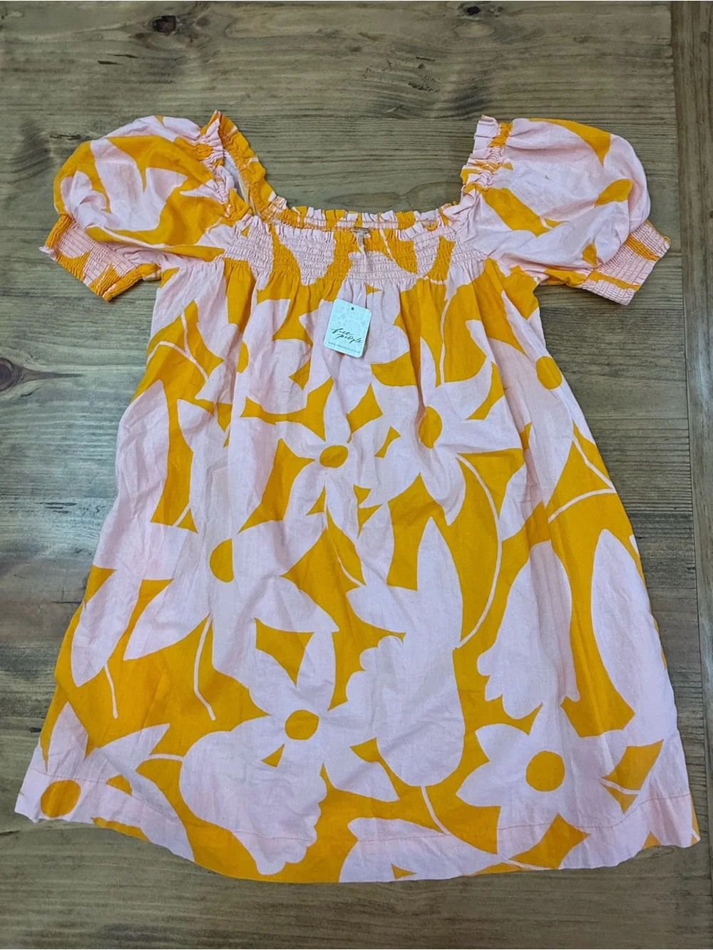 NWT Free People Mila Printed Mini Dress